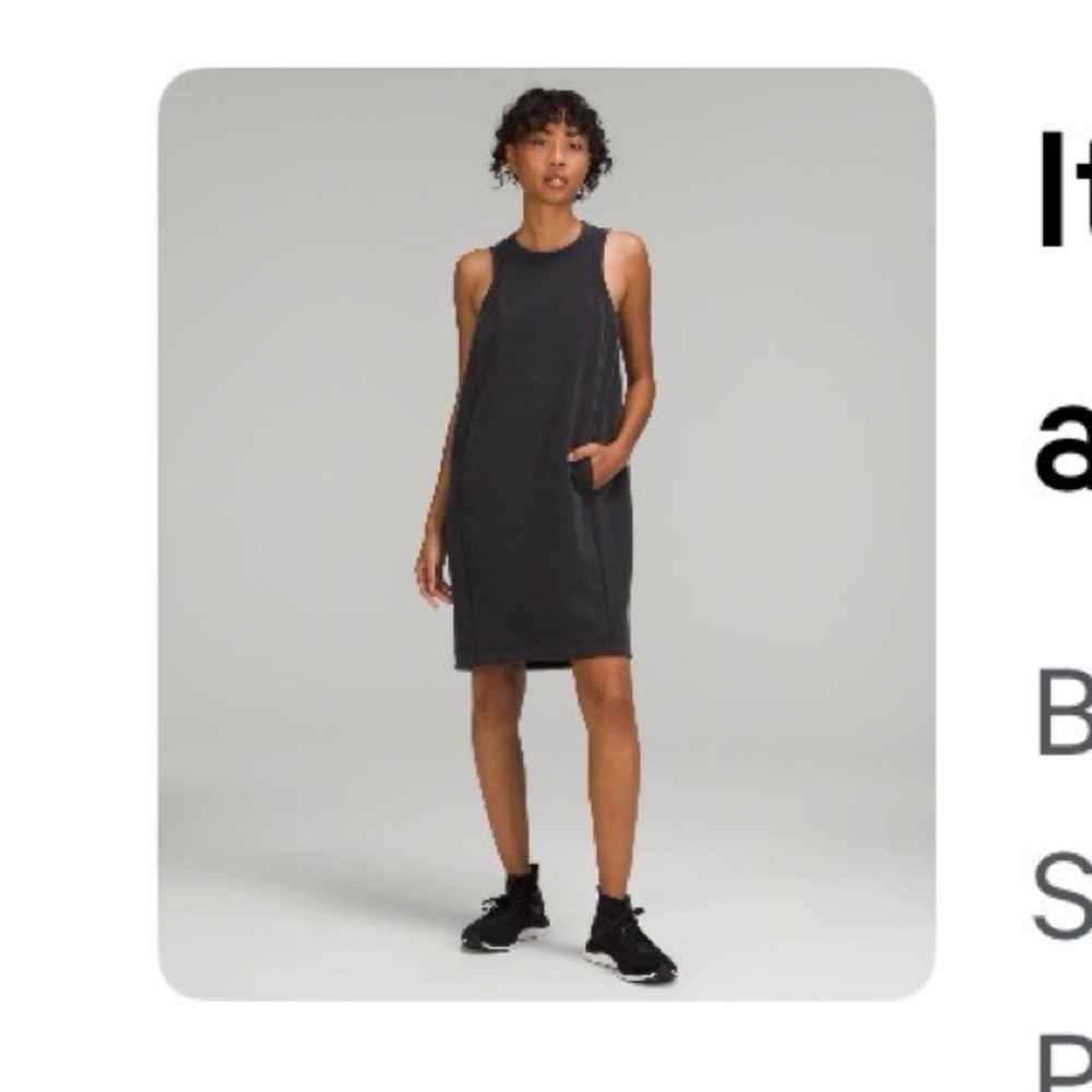 Lululemon Softstreme Back In action dress size 6